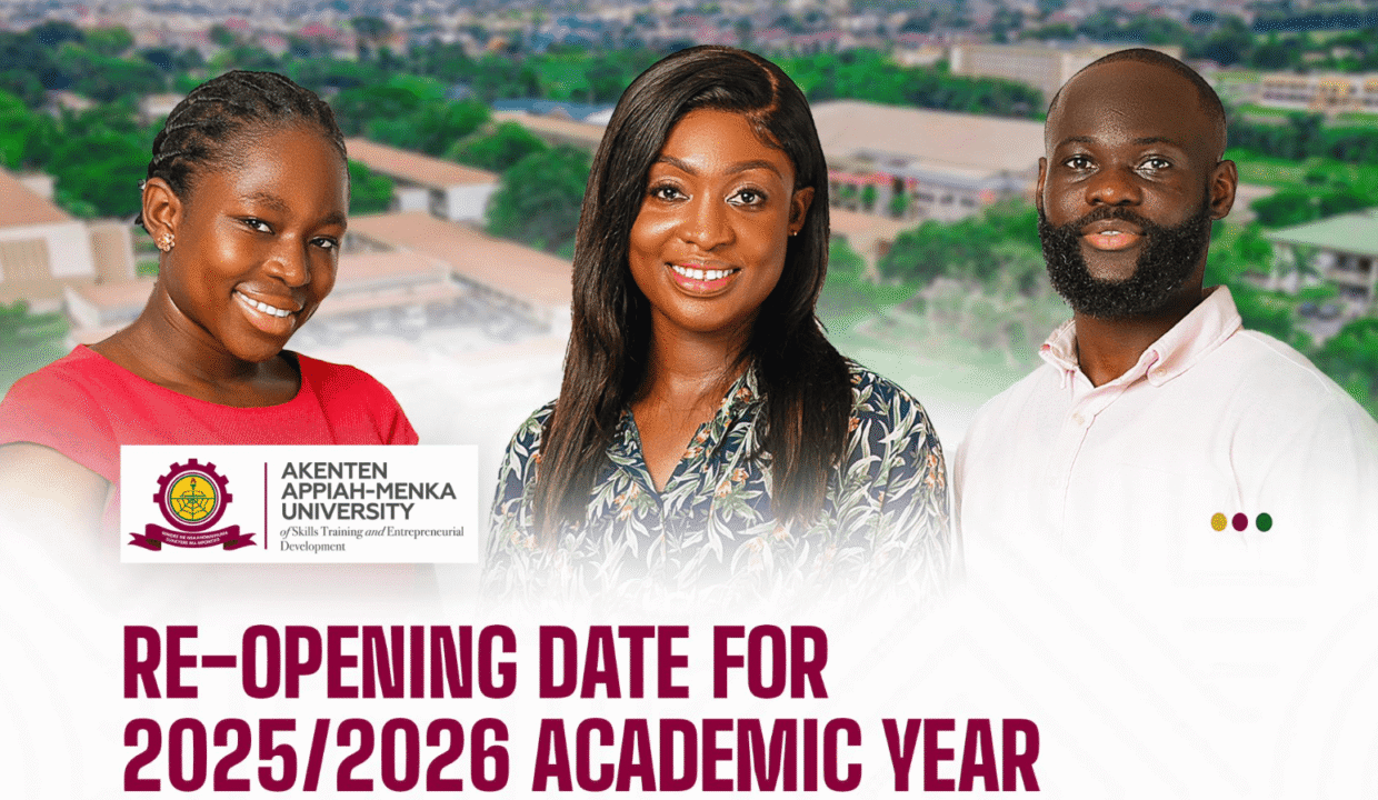 AAMUSTED Announces Re-Opening Dates for the 2025/2026 Academic Year